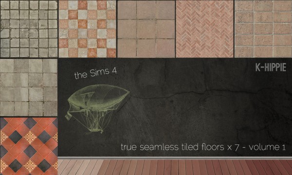  Mod The Sims: 7 Tiled Floors part1 by Blackgryffin