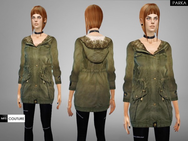  MissFortune Sims: Parka jacket