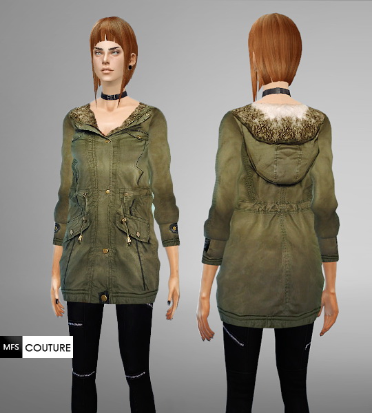  MissFortune Sims: Parka jacket