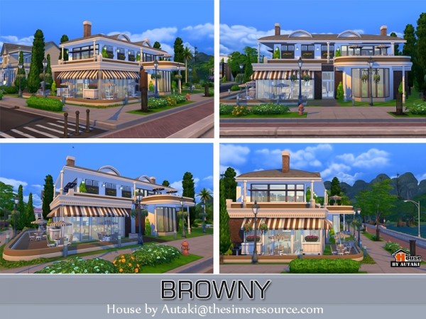  The Sims Resource: Browny Bar and Restaurant by Autaki