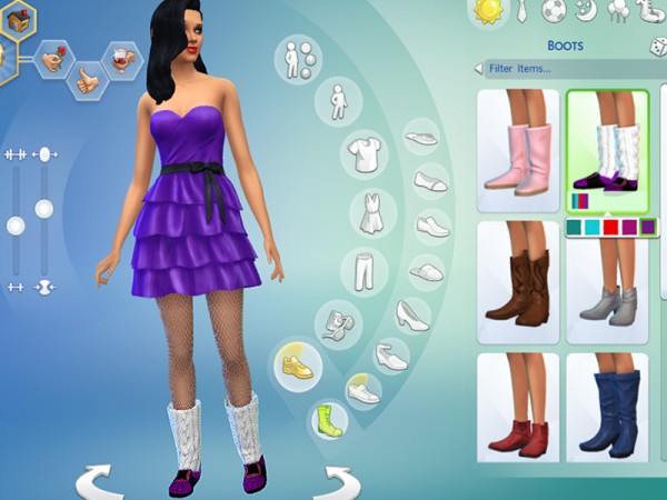  The Sims Resource: Christmas Knitted Boots by Pinkzombiecupcakes