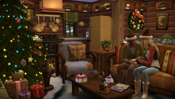  Frau Engel: Christmas Log Cabin