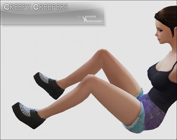  Mod The Sims: Creepy Creepers  5 colors  by Vampire aninyosaloh