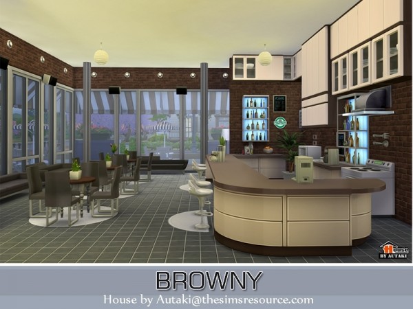  The Sims Resource: Browny Bar and Restaurant by Autaki
