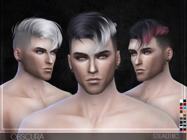  The Sims Resource: Obscura hair by Stealthic