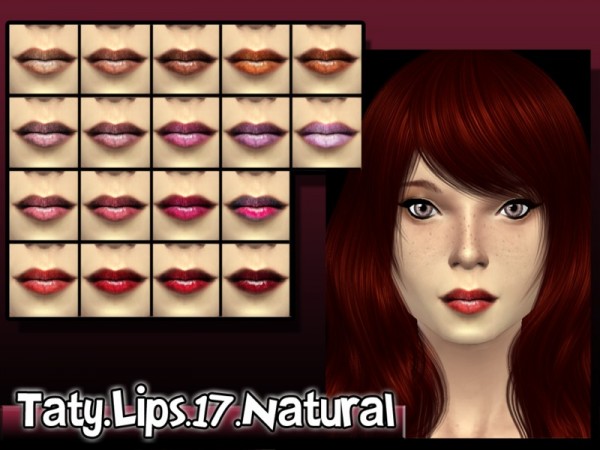 The Sims Resource: Lips 17 by Taty