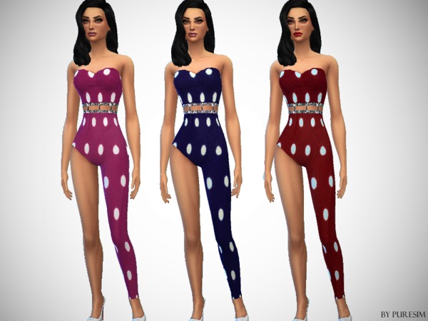  The Sims Resource: Polka Dot Outfit by PureSim