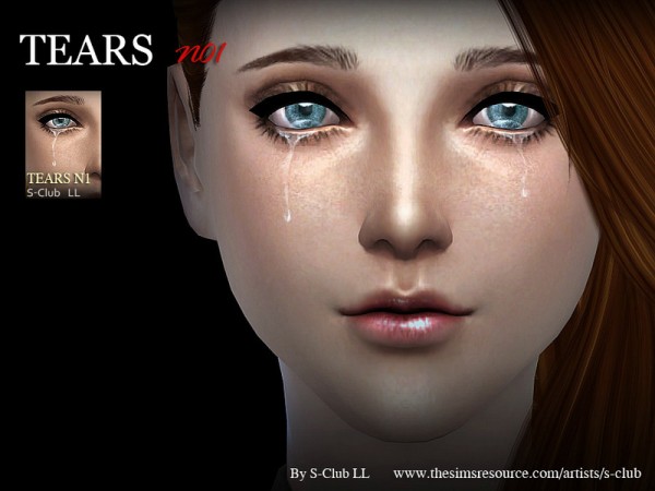  The Sims Resource: Tears 01 by S Club
