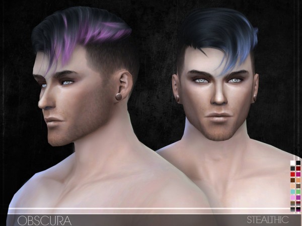  The Sims Resource: Obscura hair by Stealthic