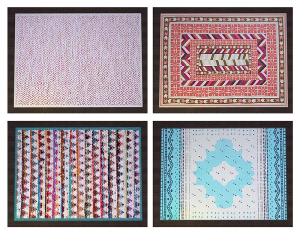  Mod The Sims: 12 Vibrant Urban Outfitters Rugs by SaudadeSims