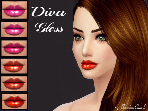  The Sims Resource: Diva Gloss by Baarbiie GiirL