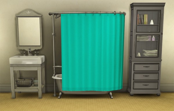  Mod The Sims: 11 Plain Under the Sea Tub/Shower Overrides by SaudadeSims