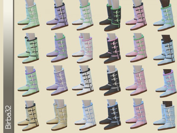  The Sims Resource: Winter warm boots by Birba32