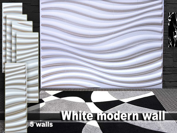  Pinkzombiecupcake: White modern wall