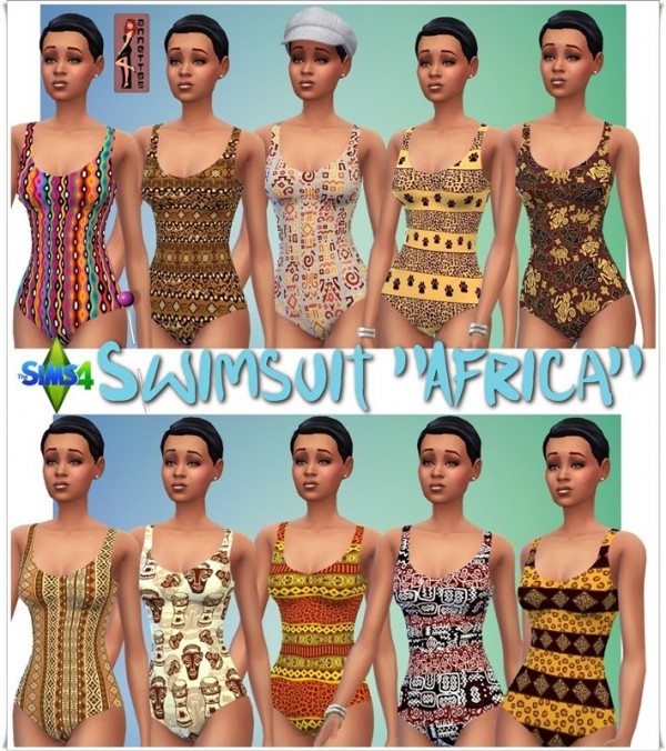  Annett`s Sims 4 Welt: Swimsuit Africa