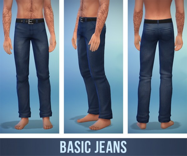  Simsontherope: Basic Jeans and Rolled Jeans