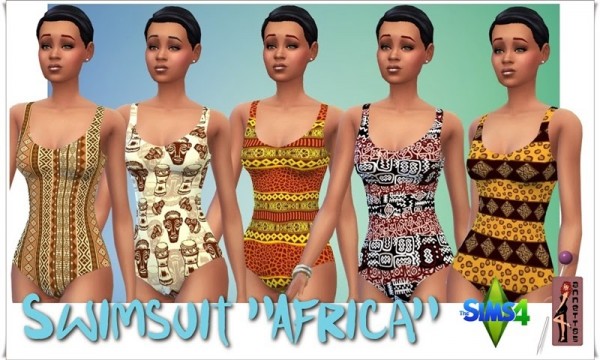  Annett`s Sims 4 Welt: Swimsuit Africa