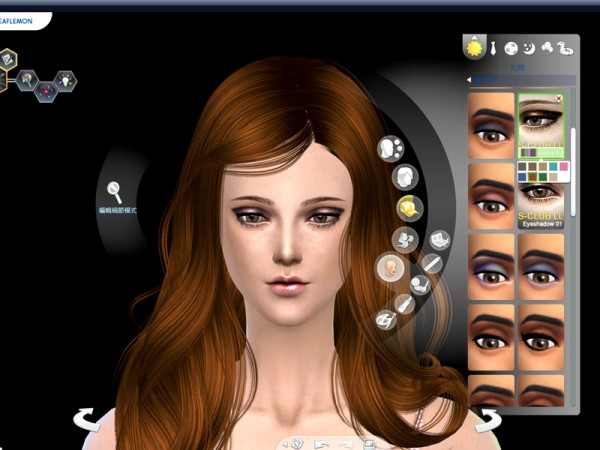  The Sims Resource: Eyeshadow 02 by S Club