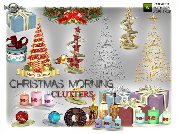  The Sims Resource: Christmas morning clutters by Jom Sims