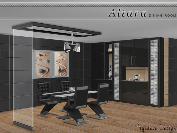  The Sims Resource: Altara Dining Room by NynaeveDesign