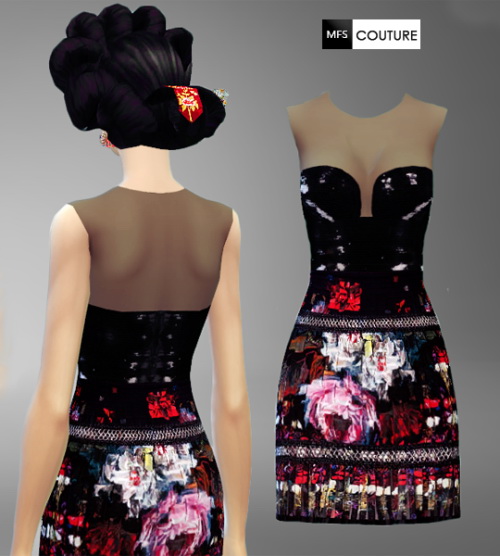 MissFortune Sims: Lotus Dress