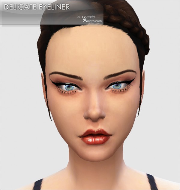  Mod The Sims: Delicate Eyeliner by Vampire aninyosaloh