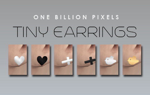  One Billion Pixels: Tiny Earrings