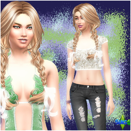  Les Sims 4 Passion: Tiya Du Chnord female sims model