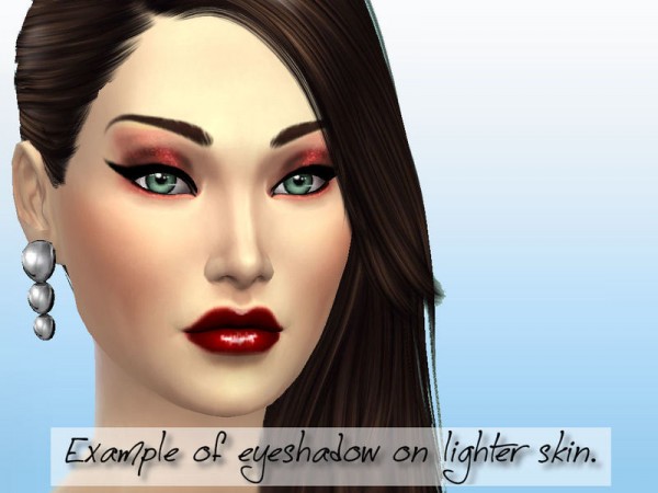  The Sims Resource: Moon Dust Eyeshadow Collection by fortunecookie1