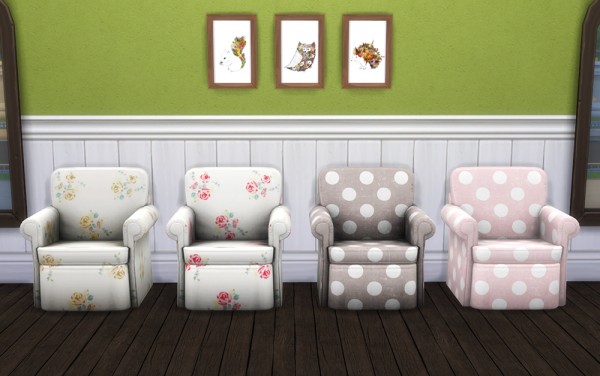  Saudade Sims: 9 new patterned recolors