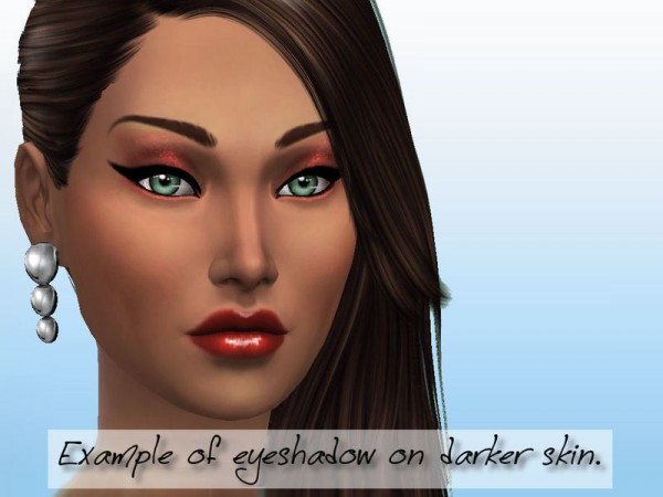  The Sims Resource: Moon Dust Eyeshadow Collection by fortunecookie1