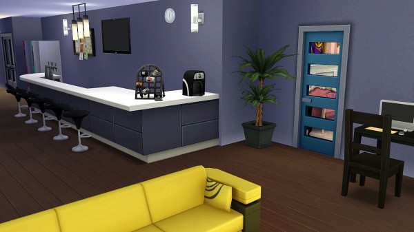  Mod The Sims: Fancy Cuboid (Gym) by egureh