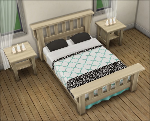 sims 4 single bed custom content