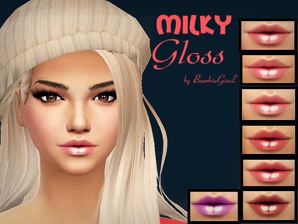  The Sims Resource: Milky Gloss by Baarbiie GiirL