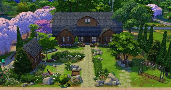  Studio Sims Creation: Madeleine residential home