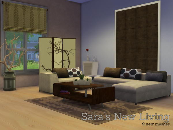  The Sims Resource: Saras New Livingroom by Angela