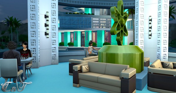  Sims Creativ: Scientific Center (library) by Tanitas8