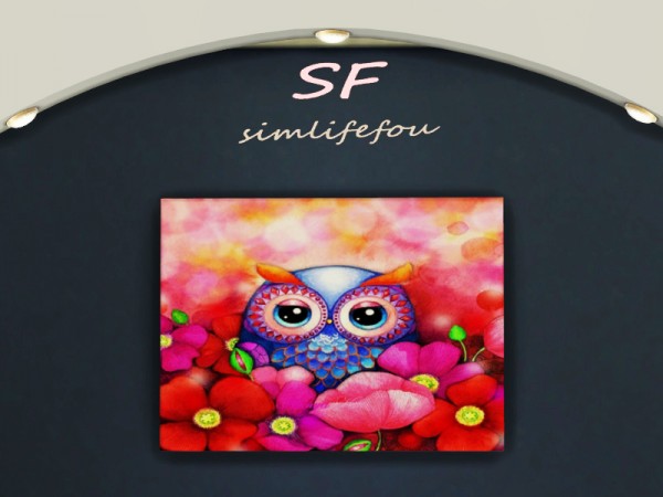  Simlife: Cute Owl Paintings