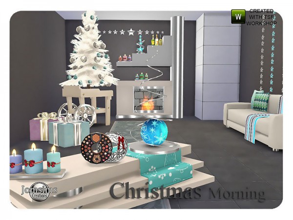  The Sims Resource: Christmas morning living by JomSims