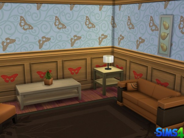  Ihelen Sims: Butterfly Wall by Red Queen