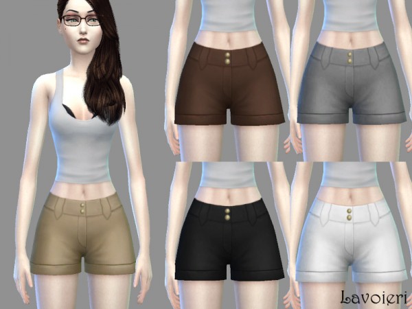  Lavoieri Sims: Nettie Shorts   5 neutral tones
