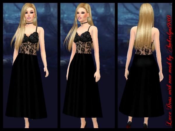  Amberlyn Designs Sims: Lace Dresses   new mesh