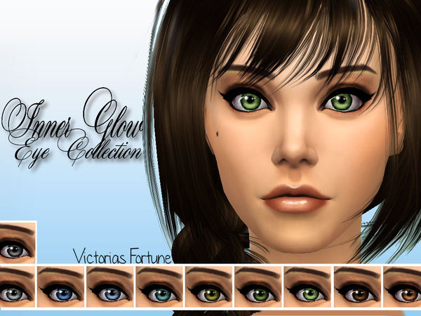  The Sims Resource: Inner Glow Eye Collection by Fortunecookie