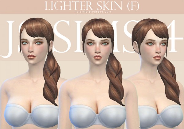  JS Sims 4: Lighter Skin