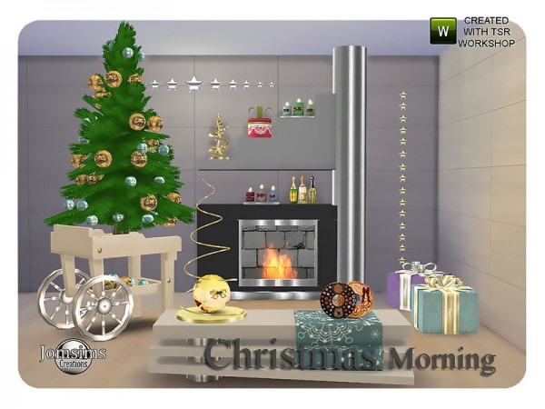  The Sims Resource: Christmas morning living by JomSims