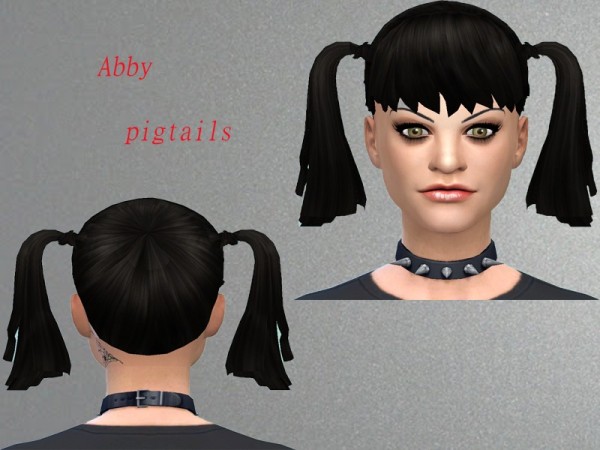  The Sims Resource: Abby pigtails by Neissy
