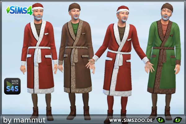  Blackys Sims 4 Zoo: Santa Outfit by Mammut