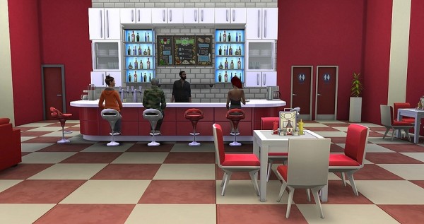  Ihelen Sims: American cafe by Dolkin