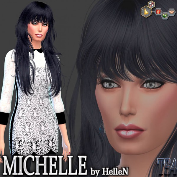  Sims Creativ: Michelle by HelleN