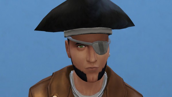  Mod The Sims: Pirate eyepatch conversion by necrodog
